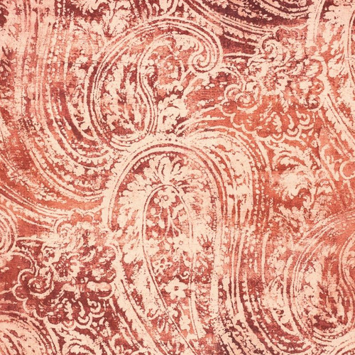Richloom BOHEMIAN GARNET Paisley Print Upholstery And Drapery Fabric