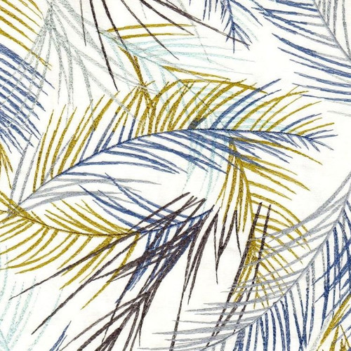 Richloom SWEPTAWAY BEACH Floral Embroidered Drapery Fabric