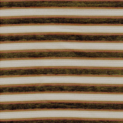 6774812 CARLOTA C COLOR #6 OLIVE Stripe Chenille Upholstery And Drapery Fabric