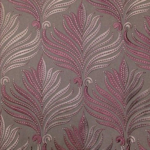 6775712 MURPHY 4883 COL. 509 LILAC Floral Embroidered Drapery Fabric