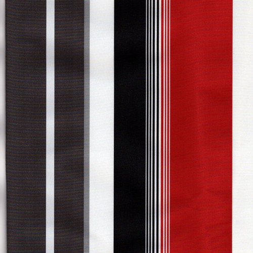 Performatex O'SUNTOPPER STRIA BLACK WHITE & Stripe Indoor Outdoor Upholstery Fabric