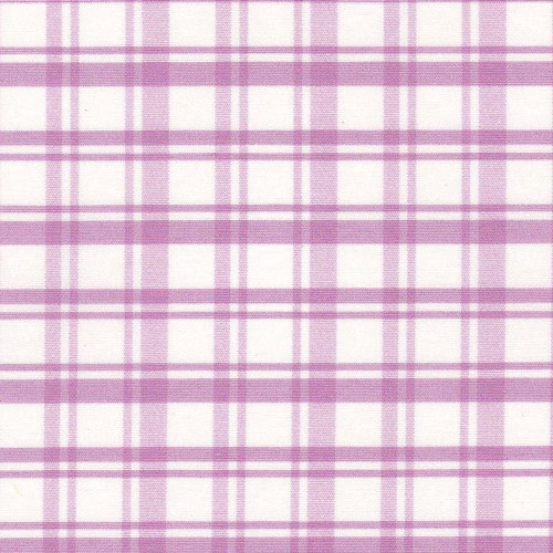 6781714 MONTERREY 25 55IN LILAC Plaid Upholstery And Drapery Fabric