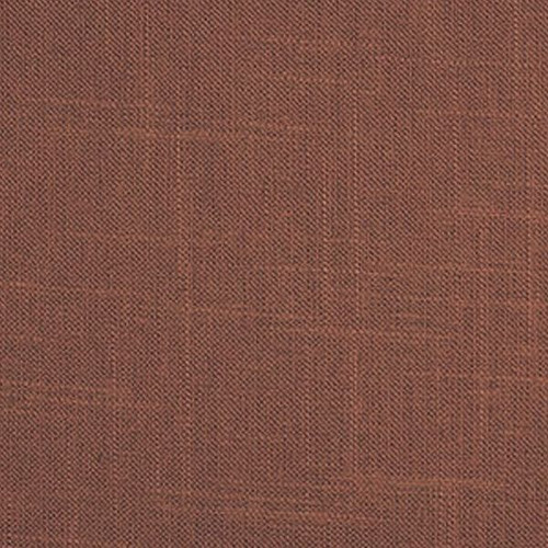 Covington JEFFERSON LINEN BROWN BLAZE Solid Color Linen Blend Upholstery And Drapery Fabric