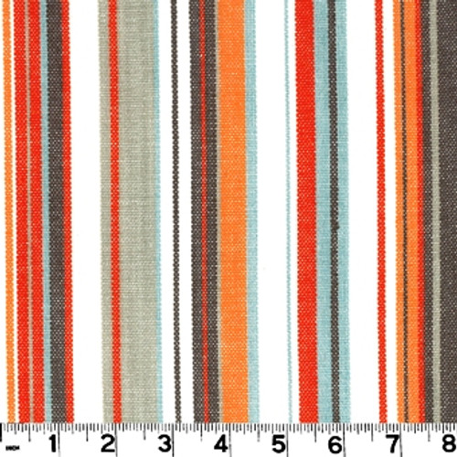 6840113 VICTORIA D3101 PERSIMMON Stripe Upholstery And Drapery Fabric