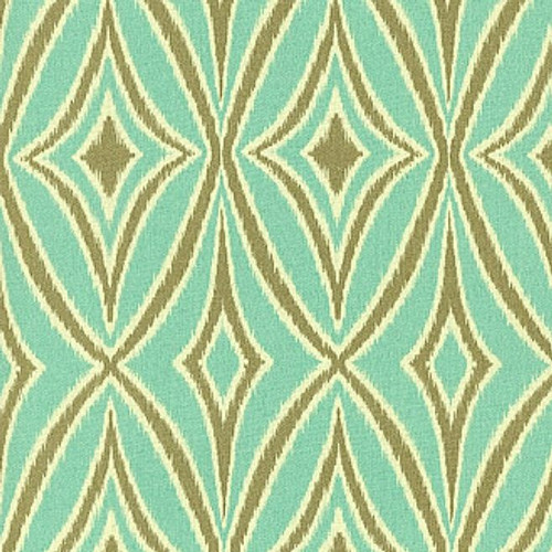 Waverly SNS CENTRO MIST 677680 Lattice Print Drapery Fabric