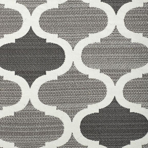 Bella Dura Home INFINITY SILVER Lattice Indoor Outdoor Upholstery And Drapery Fabric