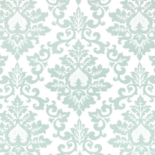6885012 DANA SNOWY Damask-Look Print Upholstery And Drapery Fabric