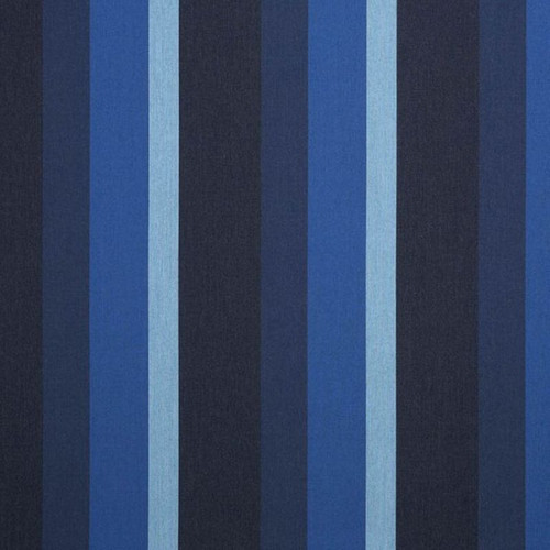 Sunbrella 56102-0000 GATEWAY INDIGO Stripe Indoor Outdoor Upholstery And Drapery Fabric