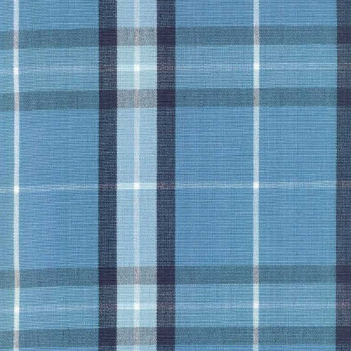 6950412 HARRISON D3189 LAKE Plaid Upholstery And Drapery Fabric