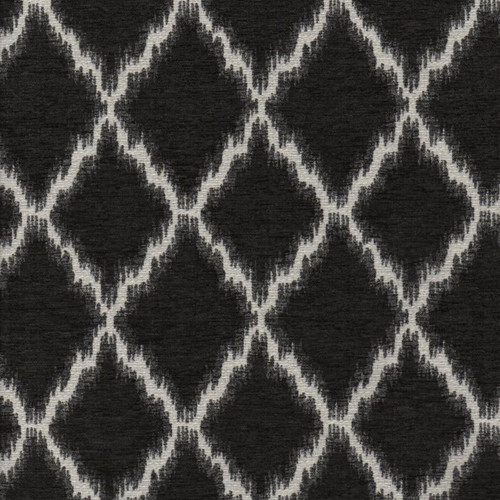 6983815 LOCKHART ONYX Lattice Jacquard Upholstery Fabric