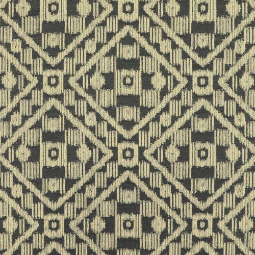 Covington SD-BLOCK ISLAND 936 BLACK/TAN Ikat Indoor Outdoor Upholstery Fabric