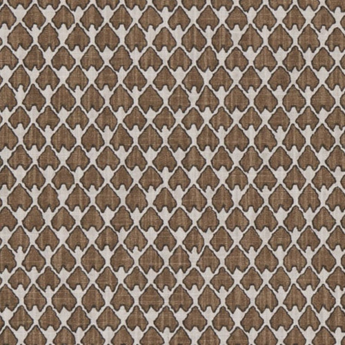 Lacefield Designs DIEGO SMOKE Lattice Print Upholstery And Drapery Fabric