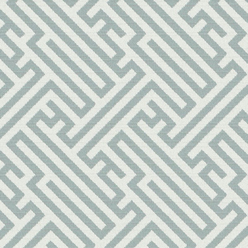 Outdura 12002 LABYRINTH AQUA Contemporary Indoor Outdoor Upholstery And Drapery Fabric