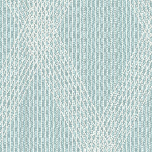 Outdura 11112 VIVALDI AQUA Lattice Indoor Outdoor Upholstery And Drapery Fabric