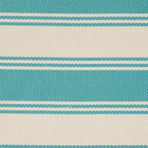 Bella Dura Home BRIGHTON TURQUOISE Stripe Indoor Outdoor Upholstery And Drapery Fabric