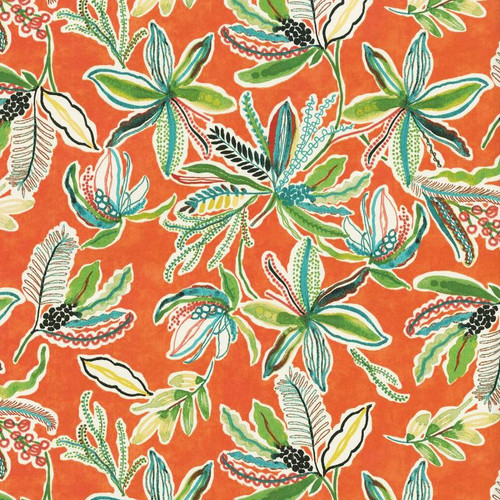 Waverly SNS SUNNY DAZE M PEACHTINI 68210 Floral Print Drapery Fabric