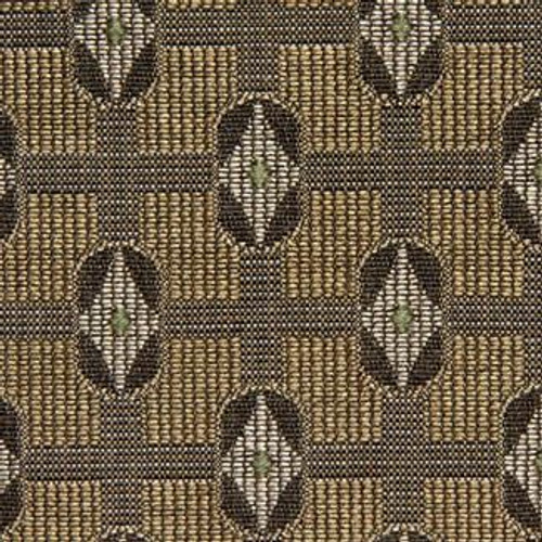 8325314 CORINTH HONEY GOLD Geometric Jacquard Upholstery Fabric