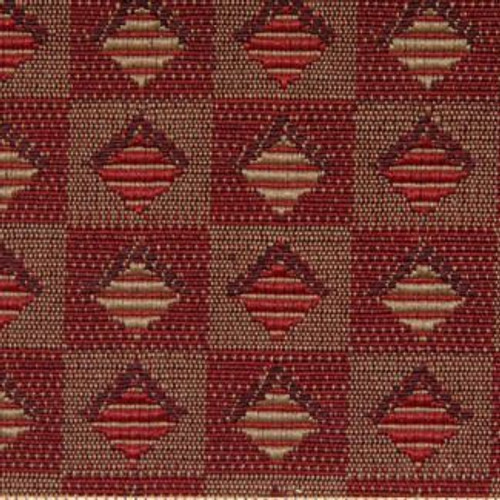 8378314 DOWIS CHERRYWOOD Diamond Jacquard Upholstery Fabric