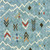 P/K Lifestyles SKYWALK SEAMIST 410112 Southwestern Print Upholstery And Drapery Fabric