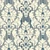 7037612 STAFFORD GLORY BLUE Floral Jacquard Upholstery And Drapery Fabric