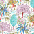 7084411 SAMUI MULTI Floral Print Upholstery And Drapery Fabric