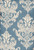 7103412 ANTWERP TEAL Floral Damask Upholstery And Drapery Fabric