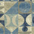 P/K Lifestyles TAKE FORM BLUE SMOKE 412562 Geometric Linen Blend Upholstery And Drapery Fabric