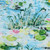 Covington MONET 511 DREAM BLUE Floral Print Upholstery And Drapery Fabric