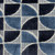 7158814 PINWHEEL MARINE Geometric Cotton Blend Velvet Upholstery Fabric