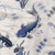 7131011 PROSPERITY NAVY Embroidered Drapery Fabric