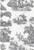 7160911 LONG AGO COOL GREY Toile Print Upholstery And Drapery Fabric