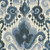 Magnolia Home Fashions AKITA NAVY Ikat Print Upholstery And Drapery Fabric