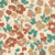 Magnolia Home Fashions BIXBY APRICOT Floral Print Upholstery And Drapery Fabric