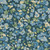 Magnolia Home Fashions BIXBY NAVY Floral Print Upholstery And Drapery Fabric