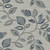 7165111 PATRICIA BLUE Floral Print Upholstery And Drapery Fabric