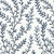 7184812 PANTRY BLUEBERRY Floral Embroidered Drapery Fabric