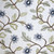 7184914 GARLAND FIELD Floral Embroidered Drapery Fabric