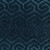 6446214 HOOPER PETROL Geometric Velvet Upholstery Fabric