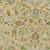 P/K Lifestyles ANCIENT ARABESQUE SUNSET 409140 Floral Print Upholstery And Drapery Fabric