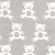 6465511 CUDDLE BEAR FRENCH GREY Print Upholstery And Drapery Fabric