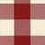 P Kaufmann SEASIDE 539 RUBY Buffalo Check Indoor Outdoor Upholstery And Drapery Fabric