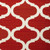 Bella Dura Home INFINITY RED CORAL Lattice Indoor Outdoor Upholstery And Drapery Fabric