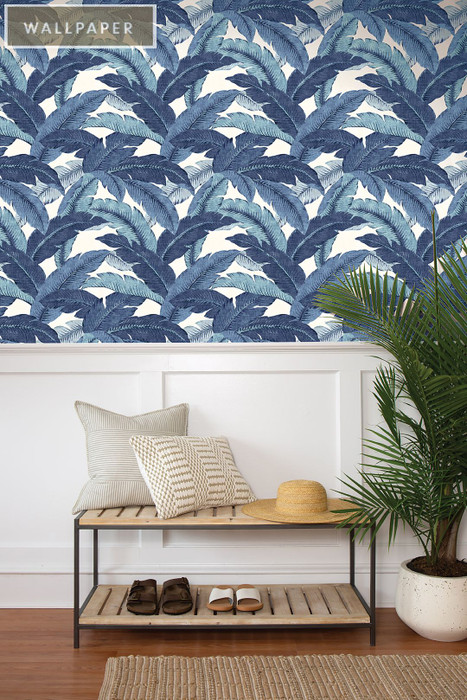 Tommy Bahama Bahamian Breeze Denim Vinyl Peel and Stick Wallpaper Roll  Covers 3075 sq ft 802830WR  The Home Depot