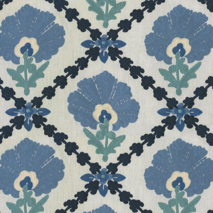 P/K Lifestyles GRAND FLEUR EMB PORCELAIN 411403 Floral