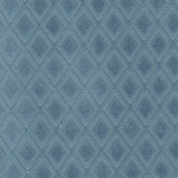 A922 Navy Blue Diamond Stitched Velvet Upholstery Fabric