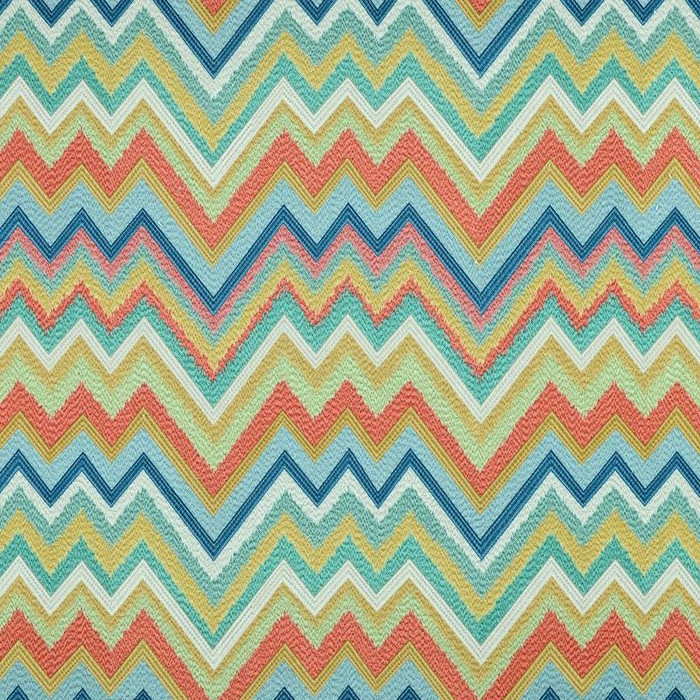 Covington ZIG ZAG 100 MULTI Contemporary Print Upholstery And