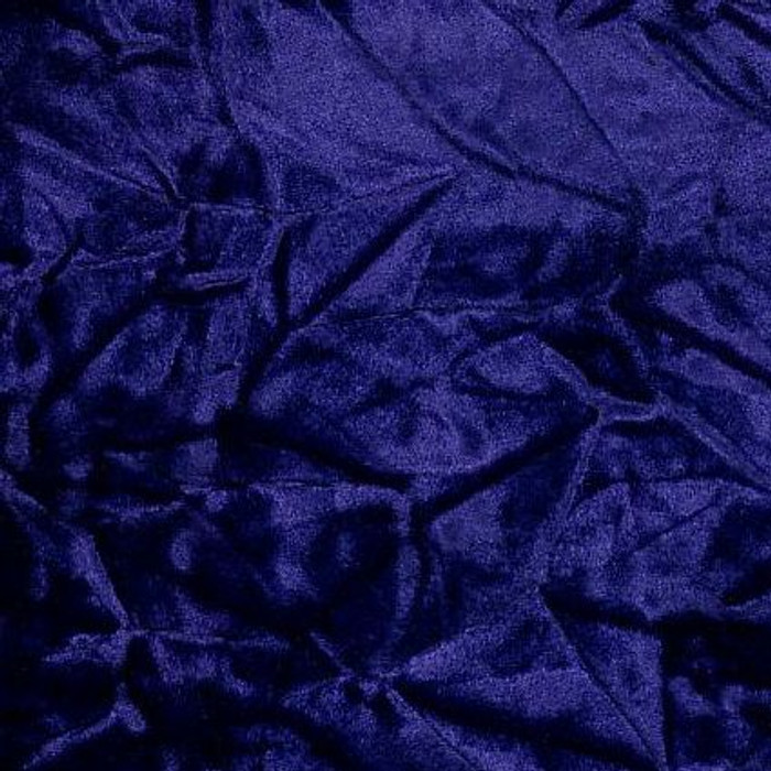CLASSIC VELVET CRUSH ROYAL BLUE Solid Color Velvet Upholstery Fabric