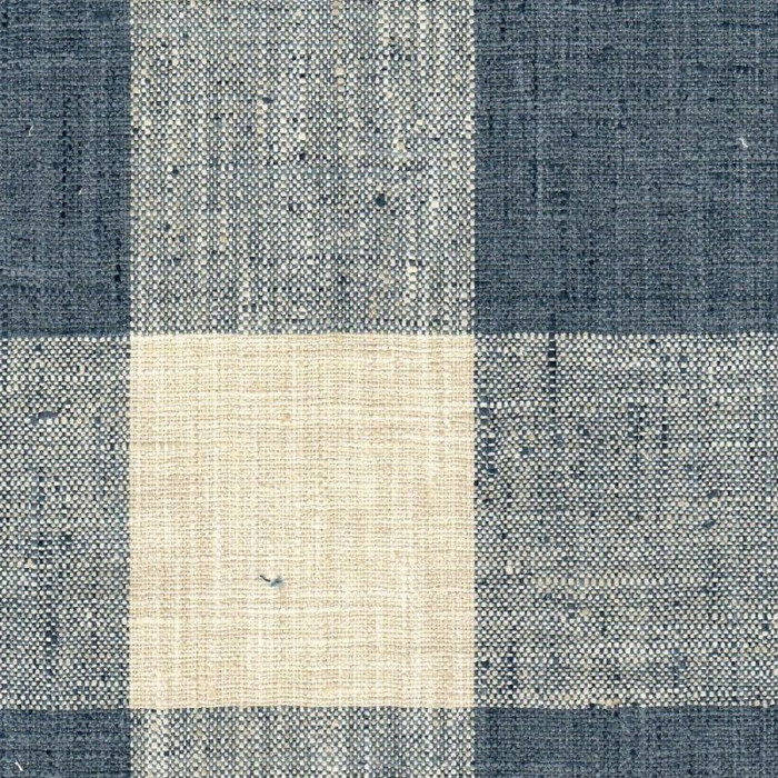 P Kaufmann CHECK PLEASE PLUS 499 MARINA Buffalo Check Upholstery