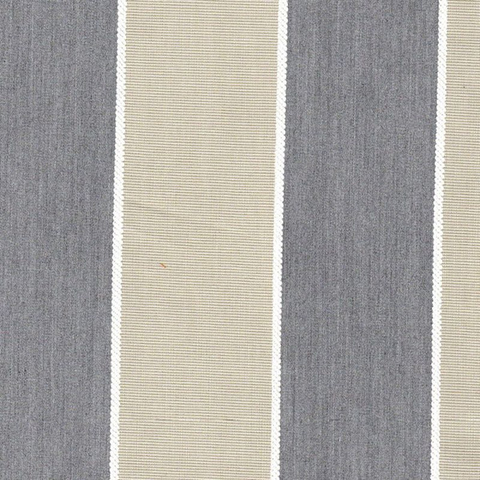 Thin Striped Fabric in Silver Grey and Charcoal | Upholstery / Slipcovers /  Drapery | 54 Wide | By the Yard | Capone in Grey