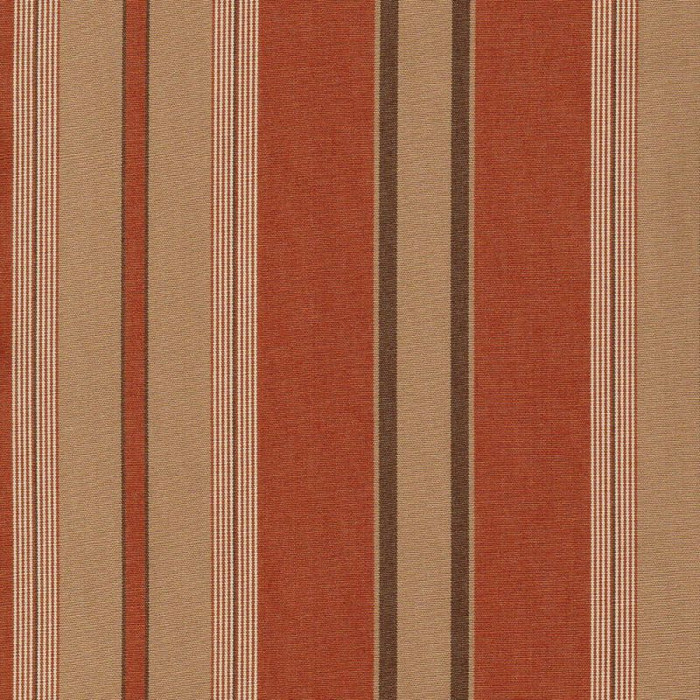 Sunbrella Outdoor Canvas Stripe Seville Fabric by The Yard, Seaside